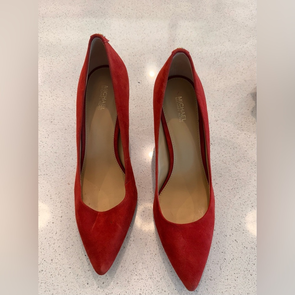 Michael Kors Scarlet Suede Pumps